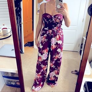 Band of Gypsies Floral Jumpsuit